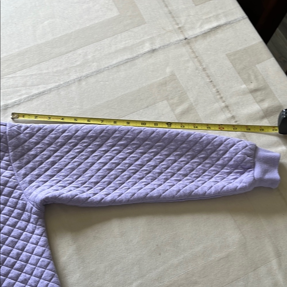 Rue21 Purple Cropped Boxy Sweatshirt - Picture 8 of 8